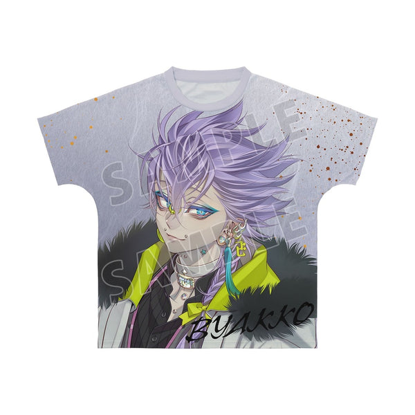 『ZONE-00』九条キヨ先生 描き下ろし 白狐 和装ver. フルグラフィックTシャツユニセックス【202609再販】