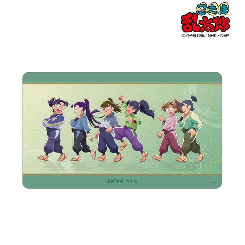 『忍たま乱太郎』描き下ろし 六年生集合 みんなで歩むの段ver. マルチデスクマット