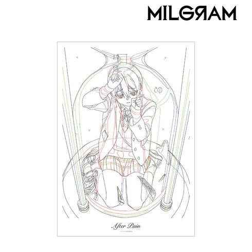 『MILGRAM -ミルグラム-』原画A3マット加工ポスター ムウ 『アフターペイン』【202502再販】