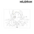 《MILGRAM -米尔格拉姆-》原画A3哑光处理海报 阿曼内 《咒语》【202605再版】