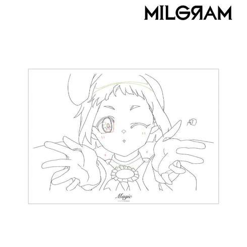 『MILGRAM -ミルグラム-』原画A3マット加工ポスター アマネ 『おまじない』【202510再販】