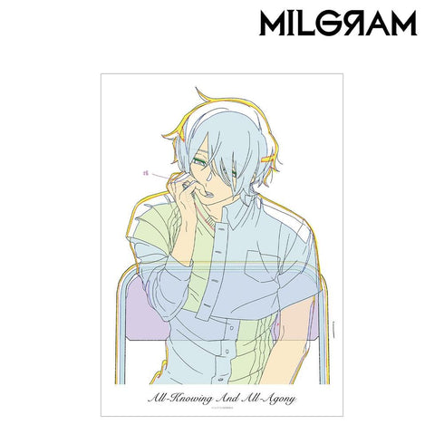 《MILGRAM -米尔格拉姆-》原画A3哑光处理海报 遥 《全知全忧》【202605再版】