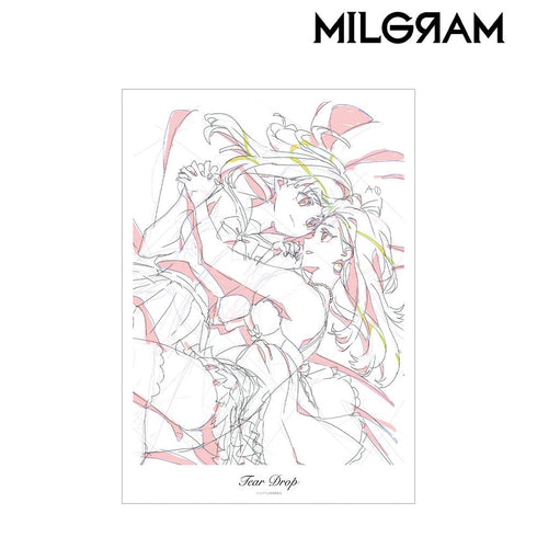『MILGRAM -ミルグラム-』原画A3マット加工ポスター ユノ 『Tear Drop』【202502再販】
