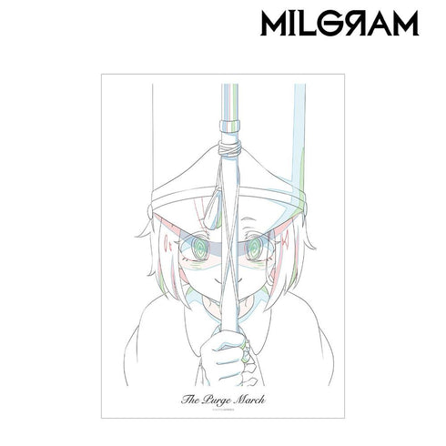《MILGRAM -米尔格拉姆-》原画A3哑光处理海报 阿曼内 《肃清进行曲》【202605再版】
