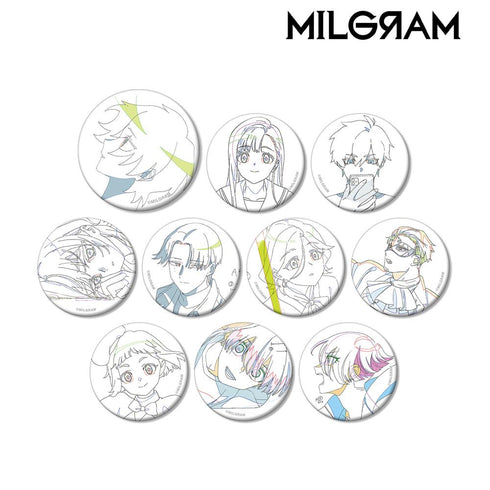 『MILGRAM -ミルグラム-』トレーディング原画缶バッジ ver.A(単位/BOX)【202502再販】