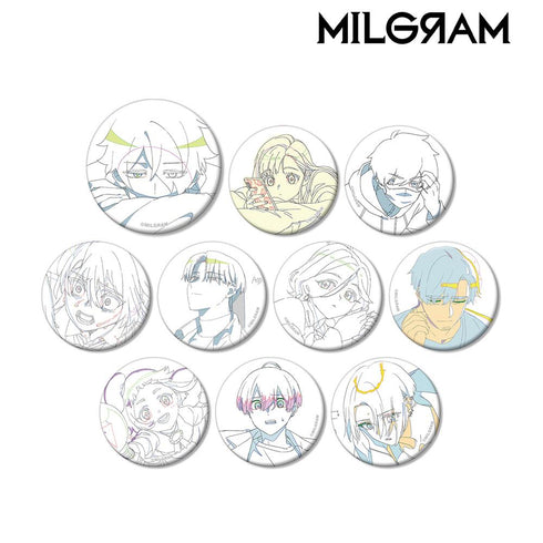 『MILGRAM -ミルグラム-』トレーディング原画缶バッジ ver.B(単位/BOX)【202502再販】