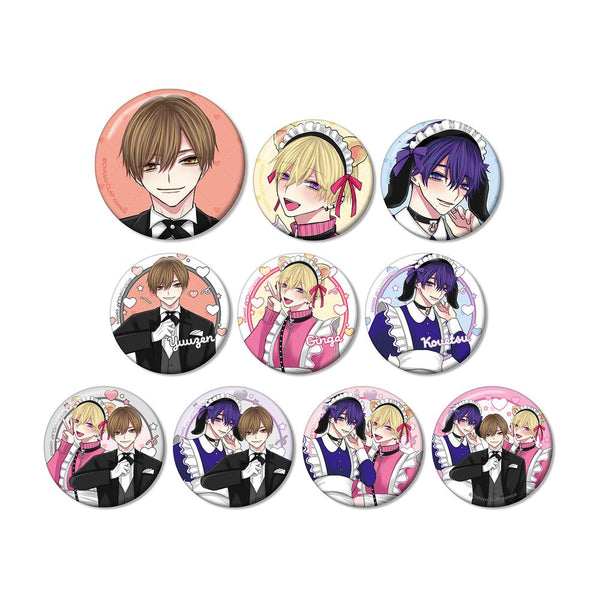 『こんなの運命じゃないから勘違いしないで』ちふゆ先生 描き下ろし メイド&執事ver. トレーディング缶バッジ(単位/BOX)【202511再販】