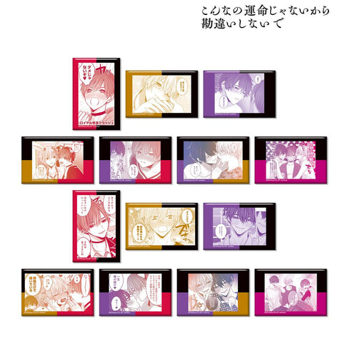 『こんなの運命じゃないから勘違いしないで』トレーディングスクエア缶バッジ(単位/BOX)【202511再販】