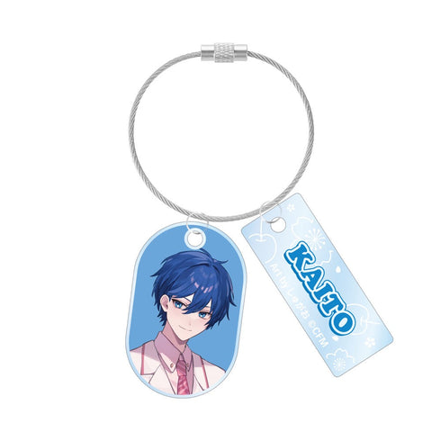 『桜ミク』描き下ろし KAITO 桜パーティーver. Art by しゅがお 2連ワイヤーアクリルキーホルダー