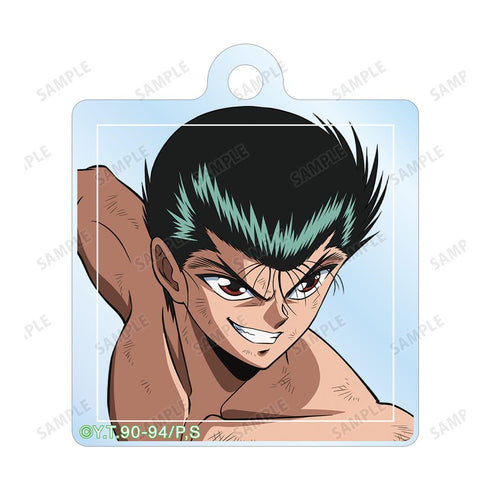 『幽☆遊☆白書』描き下ろし 浦飯幽助 魔界編バトルver. 2連ワイヤーアクリルキーホルダー【202501再販】