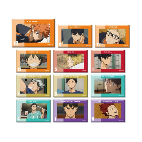 『ハイキュー!!』トレーディング場面写スクエア缶バッジ vol.2(単位/BOX)【202506再販】
