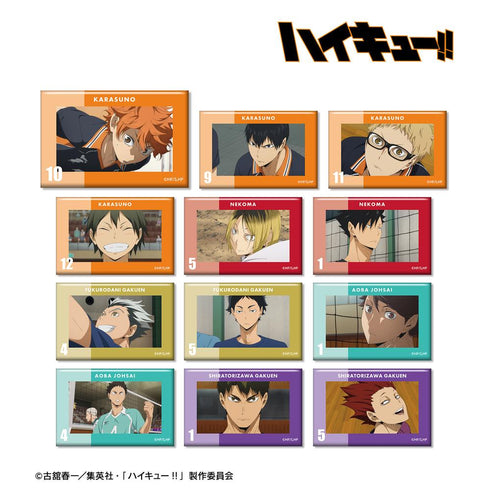 『ハイキュー!!』トレーディング場面写スクエア缶バッジ vol.2(単位/BOX)【202506再販】