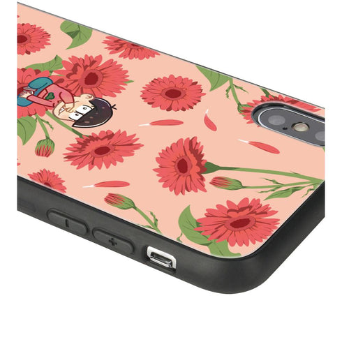 『おそ松さん』おそ松 Botania 角丸強化ガラスiPhoneケース【202503再販】