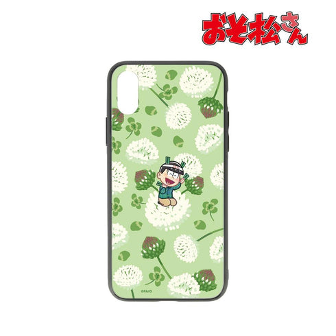 『おそ松さん』チョロ松 Botania 角丸強化ガラスiPhoneケース【202503再販】