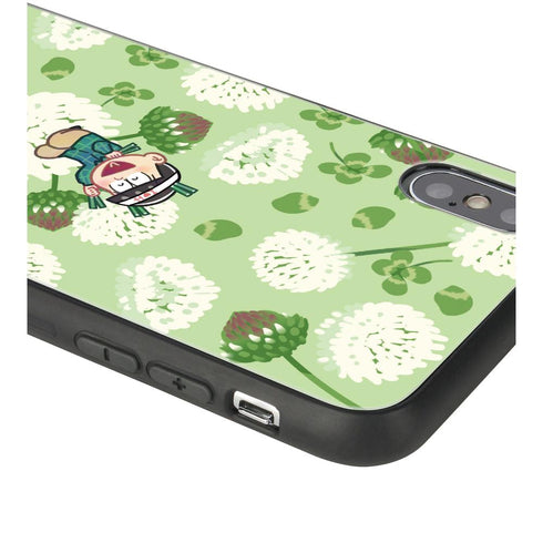 『おそ松さん』チョロ松 Botania 角丸強化ガラスiPhoneケース【202503再販】
