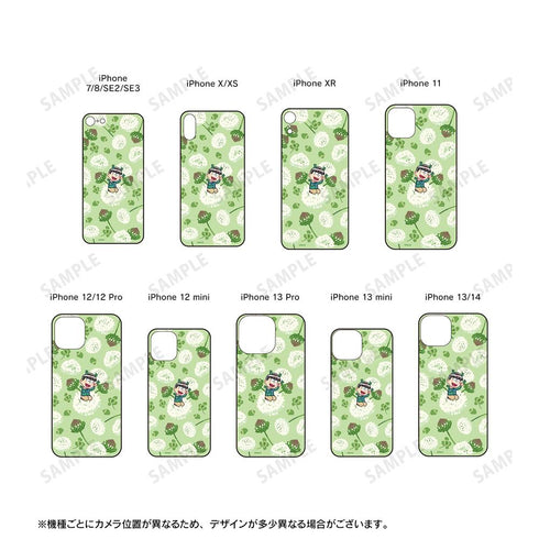 『おそ松さん』チョロ松 Botania 角丸強化ガラスiPhoneケース【202503再販】