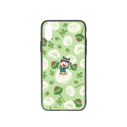 『おそ松さん』チョロ松 Botania 角丸強化ガラスiPhoneケース