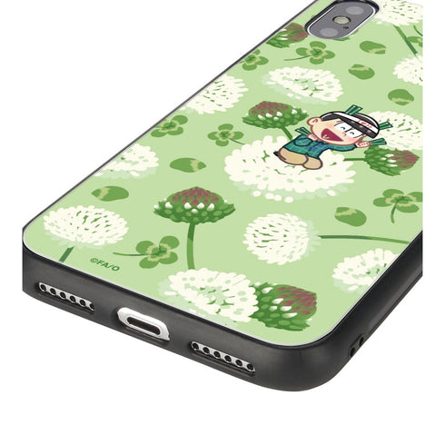 『おそ松さん』チョロ松 Botania 角丸強化ガラスiPhoneケース