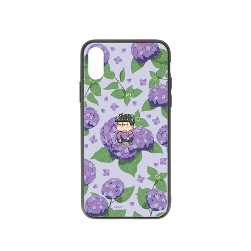 『おそ松さん』一松 Botania 角丸強化ガラスiPhoneケース【202509再販】