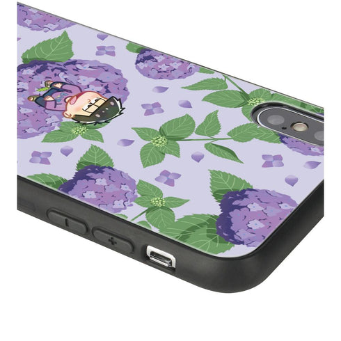 『おそ松さん』一松 Botania 角丸強化ガラスiPhoneケース【202503再販】