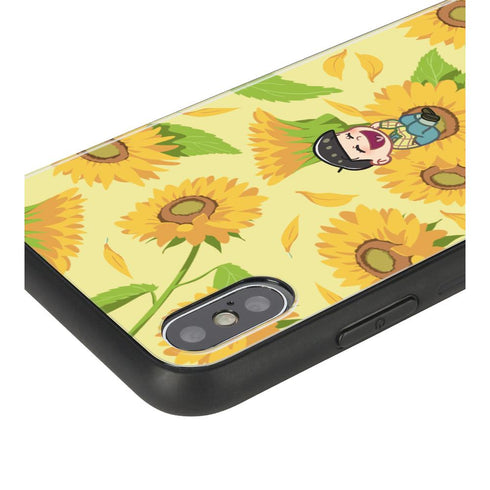 『おそ松さん』十四松 Botania 角丸強化ガラスiPhoneケース【202509再販】