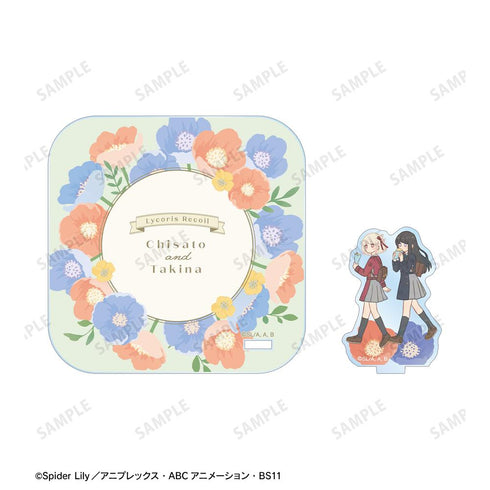 『リコリス・リコイル』錦木千束&井ノ上たきな Botania アクリルスタンド付きコースター ver.B【202504再販】
