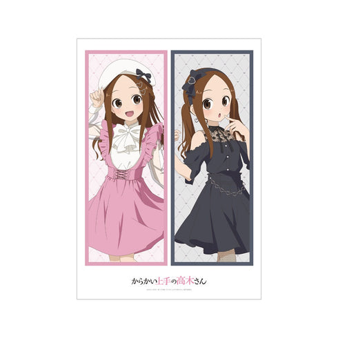 『からかい上手の高木さん』描き下ろし 高木さん ピンク&ブラック ガーリーファッションver. A3マット加工ポスター