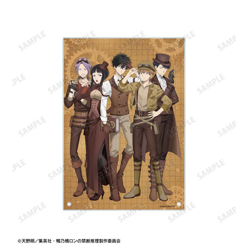 『鴨乃橋ロンの禁断推理』描き下ろし 集合 スチームパンクver. A4アクリルパネル【202601再販】