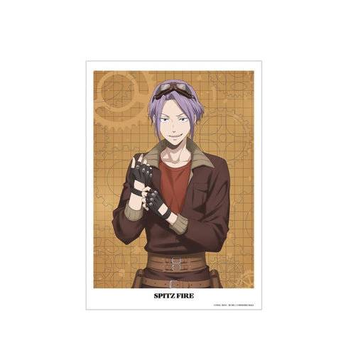『鴨乃橋ロンの禁断推理』描き下ろし シュピッツ・ファイア スチームパンクver. A3マット加工ポスター【202502再販】