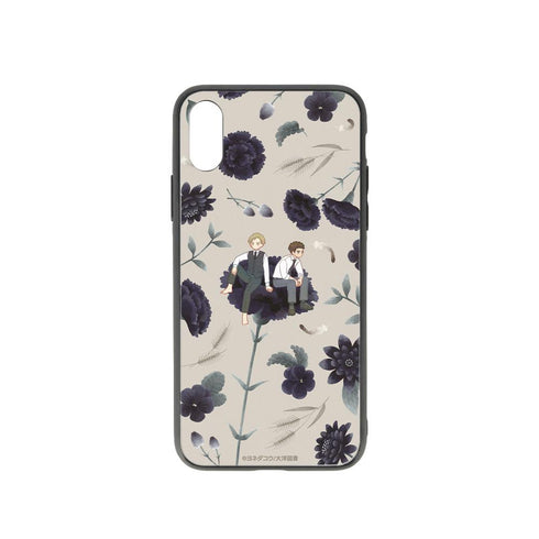 『囀る鳥は羽ばたかない』矢代&百目鬼 Botania 角丸強化ガラスiPhoneケース ver.A【202507再販】