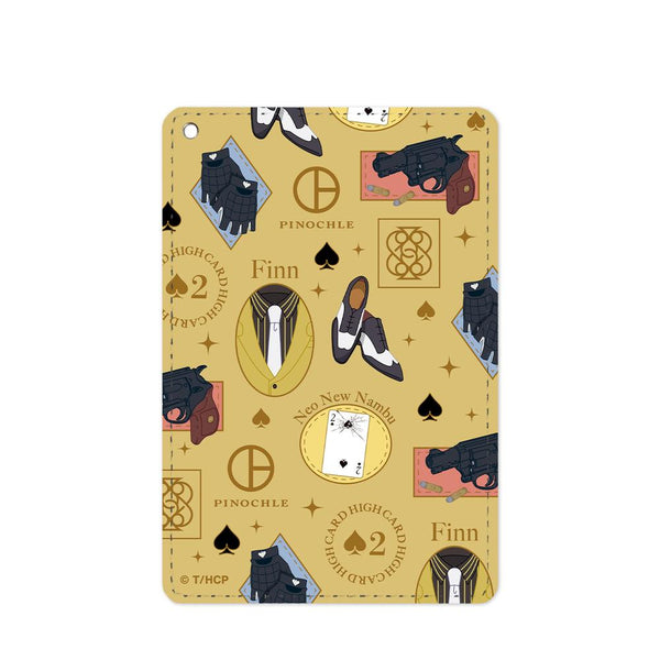 『HIGH CARD』フィン・オールドマン モチーフ柄 1ポケットパスケース【202501再販】