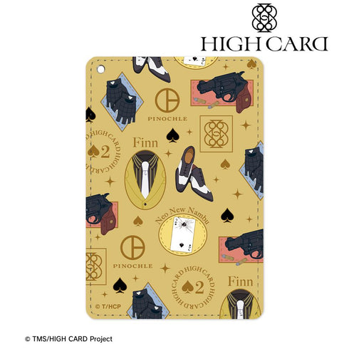 『HIGH CARD』フィン・オールドマン モチーフ柄 1ポケットパスケース【202501再販】