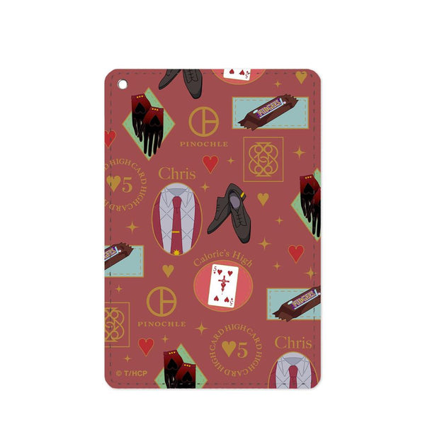 『HIGH CARD』クリス・レッドグレイヴ モチーフ柄 1ポケットパスケース【202606再販】