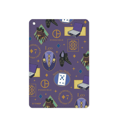 『HIGH CARD』レオ・コンスタンティン・ピノクル モチーフ柄 1ポケットパスケース【202501再販】