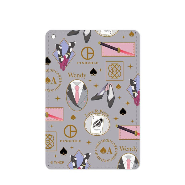 『HIGH CARD』ウェンディ・サトー モチーフ柄 1ポケットパスケース【202606再販】