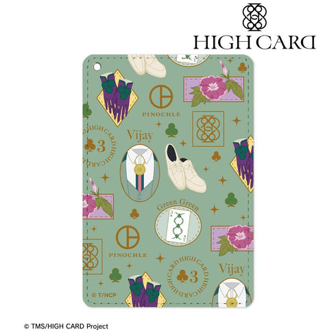 『HIGH CARD』ヴィジャイ・クマール・シン モチーフ柄 1ポケットパスケース【202501再販】