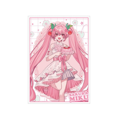 『桜ミク』描き下ろし 桜ミク 桜パーティーver. Art by しゅがお A3マット加工ポスター