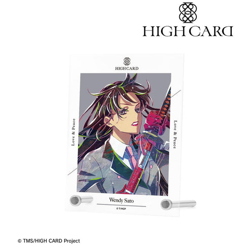 『HIGH CARD』ウェンディ・サトー Ani-Art A6アクリルパネル【202501再販】
