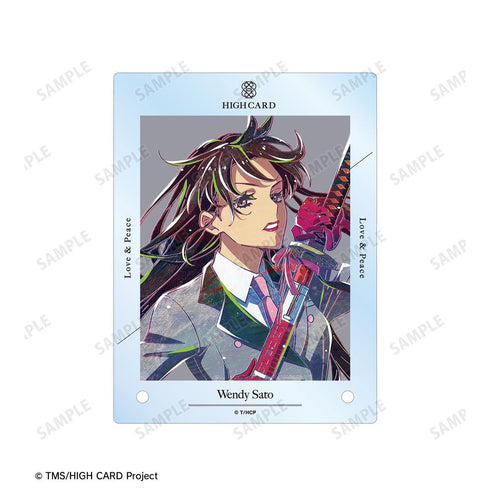 『HIGH CARD』ウェンディ・サトー Ani-Art A6アクリルパネル【202606再販】