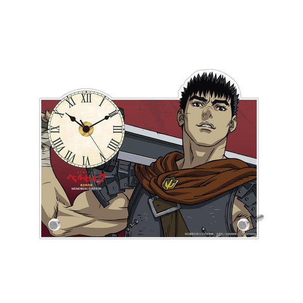 『ベルセルク 黄金時代篇 MEMORIAL EDITION』ガッツ アクリルスタンド時計【202607再販】