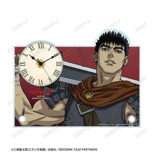 『ベルセルク 黄金時代篇 MEMORIAL EDITION』ガッツ アクリルスタンド時計【202511再販】