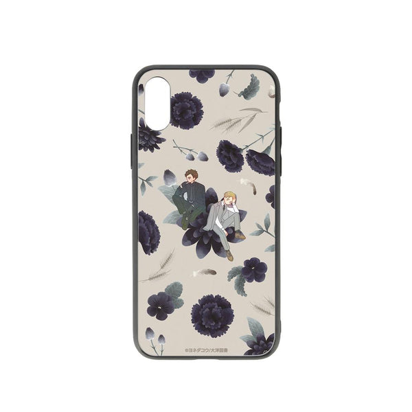 『囀る鳥は羽ばたかない』矢代&百目鬼 Botania 角丸強化ガラスiPhoneケース ver.B【202507再販】