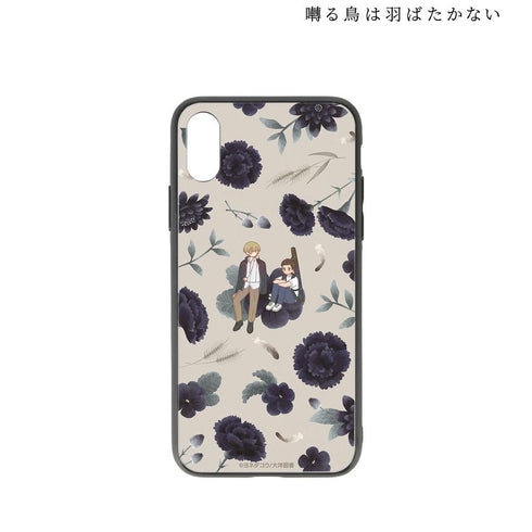 『囀る鳥は羽ばたかない』矢代&百目鬼 Botania 角丸強化ガラスiPhoneケース ver.C【202507再販】