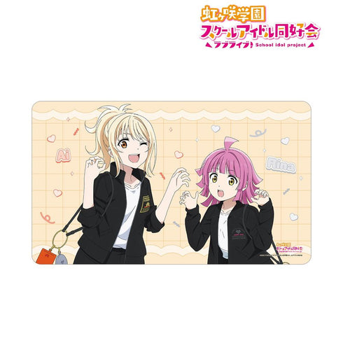 《Love Live! 虹咲学园校园偶像同好会》全新绘制插画 宫下爱&天王寺璃奈 同款穿搭版 多功能桌垫【202605再版】