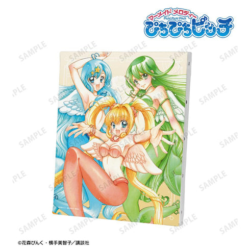 『ぴちぴちピッチ』花森ぴんく先生 描き下ろし 集合 羽を纏ったマーメイドver. キャンバスボード【202506再販】