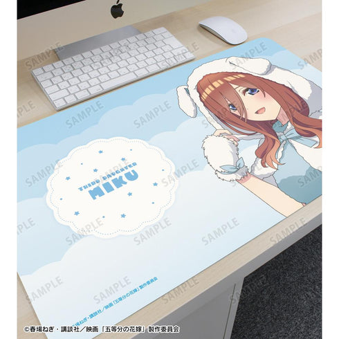 『五等分の花嫁』描き下ろし 中野三玖 動物もこもこ着ぐるみver. マルチデスクマット【202501再販】