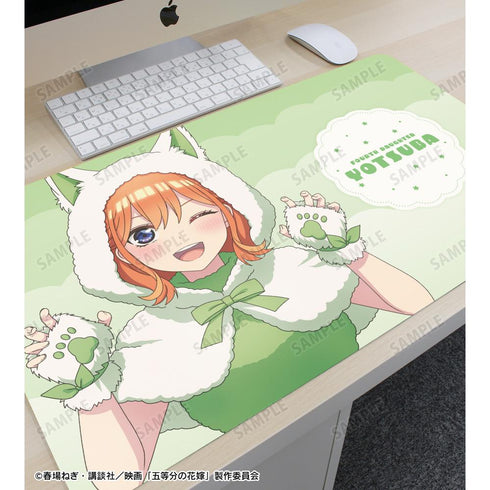『五等分の花嫁』描き下ろし 中野四葉 動物もこもこ着ぐるみver. マルチデスクマット【202501再販】