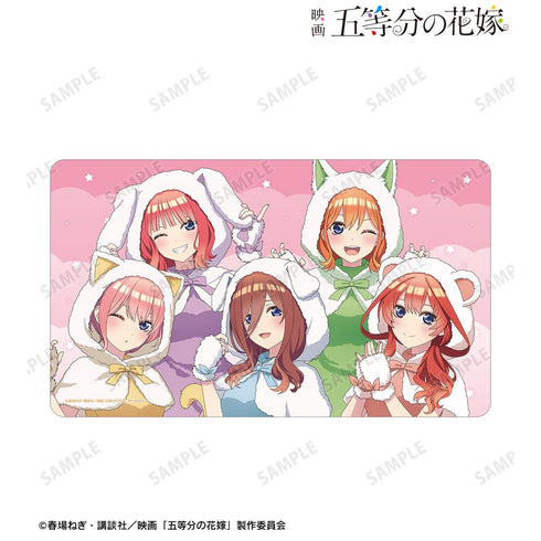 『五等分の花嫁』描き下ろし 集合 動物もこもこ着ぐるみver. マルチデスクマット【202501再販】