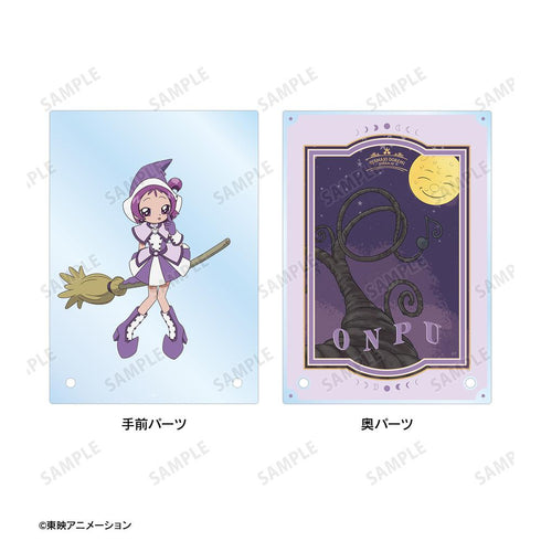 『おジャ魔女どれみ ドッカ~ン!』描き下ろし おんぷ 魔女界へ行くどれみたちver. ダブルアクリルパネル【202509再販】