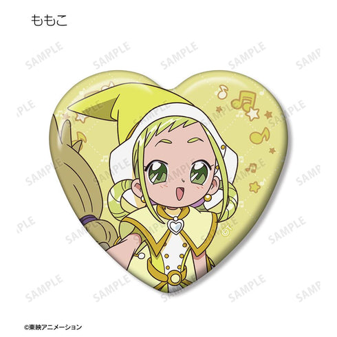 『おジャ魔女どれみ ドッカ~ン!』描き下ろし 魔女界へ行くどれみたちver. トレーディングハート型缶バッジ(単位/BOX)【202509再販】